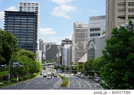 8月 港区424国道246号線・青山通り・赤坂見附方面 8月 港区424国道246号線・青山通り・赤坂見附方面 80937586