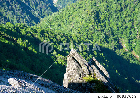 燕岳の花崗岩 80937658
