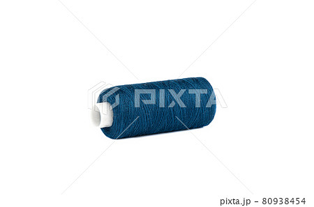 Blue thread stock image. Image of stuff, tailor, white - 12730691