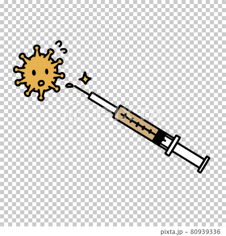 Syringe and escape virus 80939336