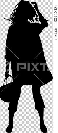 Fashionable fashion silhouette 80940323