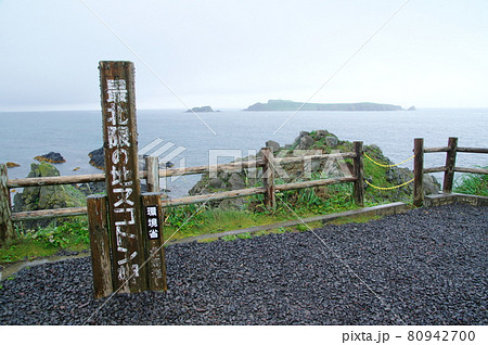 礼文島スコトン岬／最北限の地 80942700