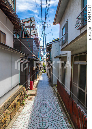 広島県 尾道・猫の細道 広島県 尾道・猫の細道 80943114