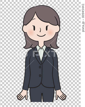 自然笑的西裝女人 自然笑的西裝女人 80945441