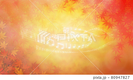 紅葉　背景素材 80947827