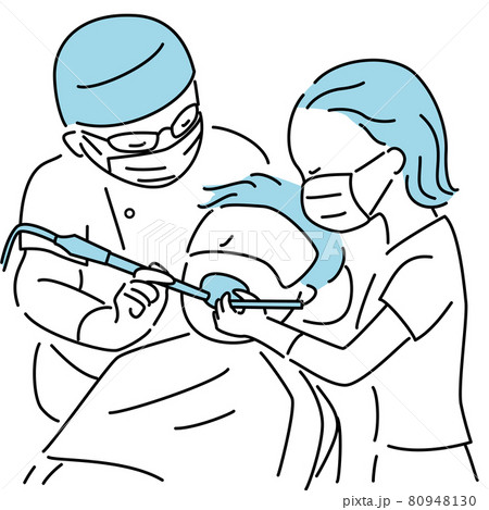 歯医者 歯科 歯の治療 歯科医 デンタル イラスト素材のイラスト素材