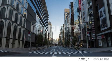 銀座通り,東京銀座中央通り、 銀座通り,東京銀座中央通り、 80948168