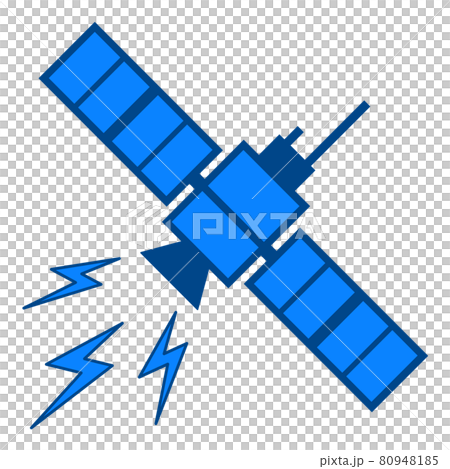 漂浮在外層空間的人造衛星的插圖 80948185
