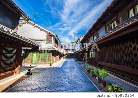 広島県　竹原の町並み　 80950254