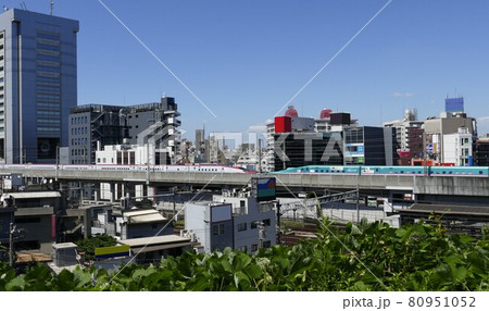 王子駅付近を走る新幹線 東京都北区 東日本旅客鉄道 JR東日本 王子駅付近を走る新幹線 東京都北区 東日本旅客鉄道 JR東日本 80951052
