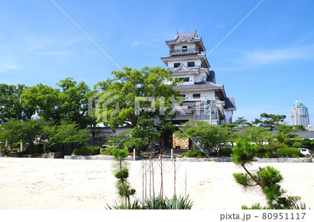 今治城天守の景色 今治城天守の景色 80951117