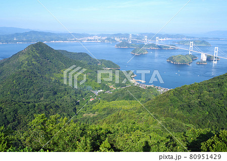 展望台から眺めた海峡の景色 展望台から眺めた海峡の景色 80951429