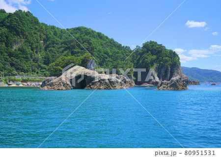 笹川流れ、村上市、新潟県、日本 笹川流れ、村上市、新潟県、日本 80951531