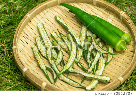 夏野菜オクラ 乾燥野菜 夏野菜オクラ 乾燥野菜 80952707