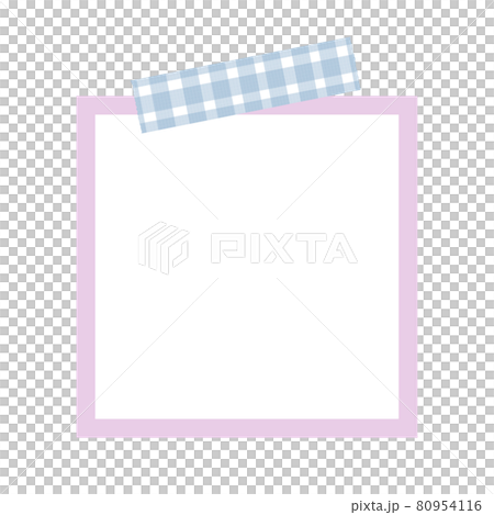 Illustration material: Notepad with colorful masking tape Illustration material: Notepad with colorful masking tape 80954116