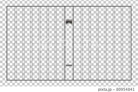 無地の原稿用紙 80954841