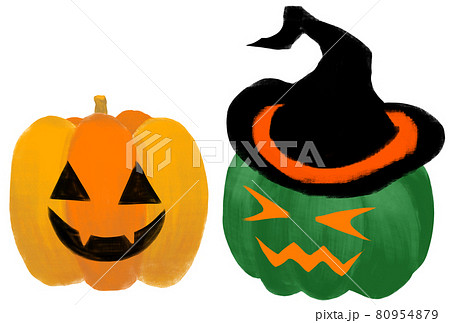 かぼちゃ ハロウィン イラストのイラスト素材