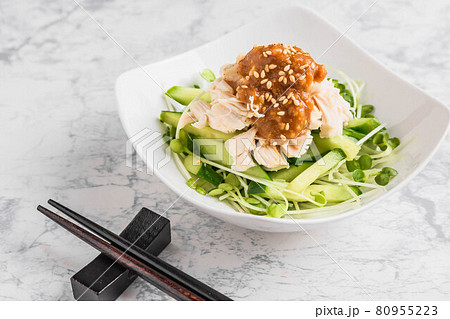 ササミと胡瓜の胡麻味噌 80955223