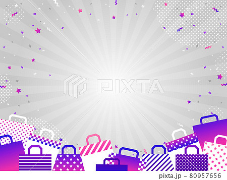 ショッピング・セール向け 背景素材 ショッピング・セール向け 背景素材 80957656