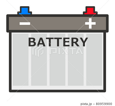 電池を蓄電するバッテリーのイラスト 電池を蓄電するバッテリーのイラスト 80959900