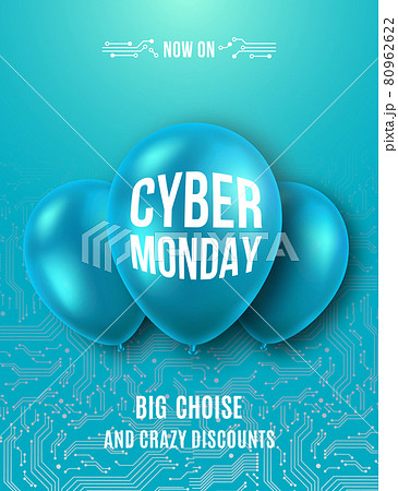 Cyber Monday vector poster. Cyber Monday vector poster. 80962622