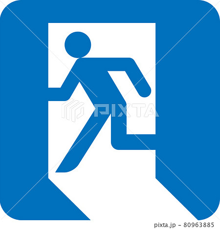非常口のピクトグラム 80963885