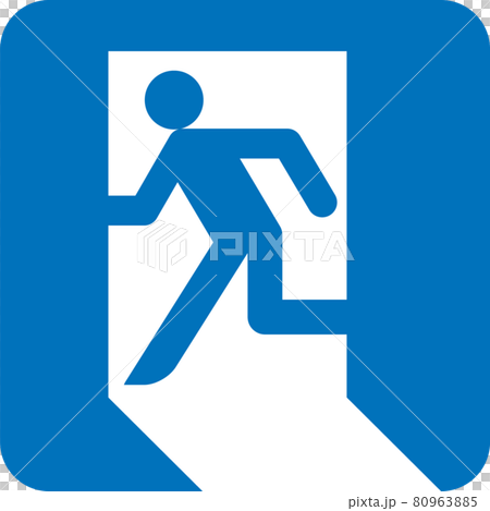 非常口のピクトグラム 80963885