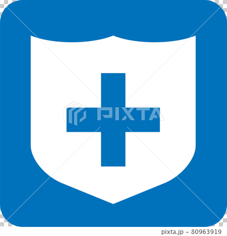 First aid room pictogram 80963919