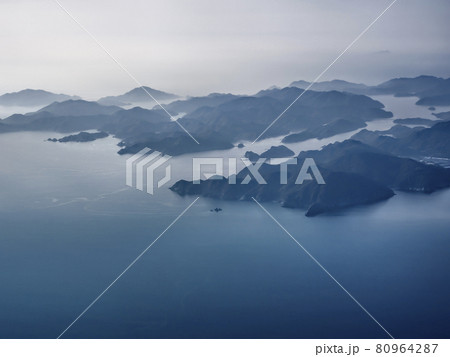 長崎県 五島列島 中通島・若松島上空 / Nakadori and Wakamatsu Island 80964287