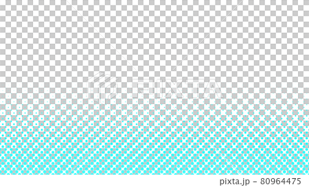 炭酸のような爽やかな水色ドット柄背景素材 80964475