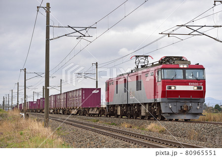 東北本線 五百川-本宮 JR貨物 EH500-17(仙台) 東北本線 五百川-本宮 JR貨物 EH500-17(仙台) 80965551