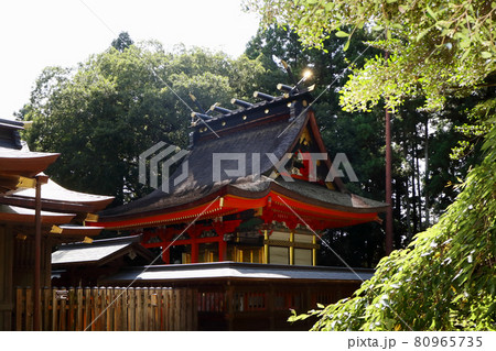 ロマンチック茨城（水戸八幡宮の祭神は1592年佐竹昌義により常陸太田市馬場の八幡宮から分霊された。） 80965735