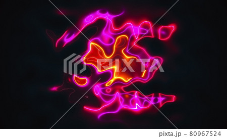 Abstract background with wriggling waves 80967524