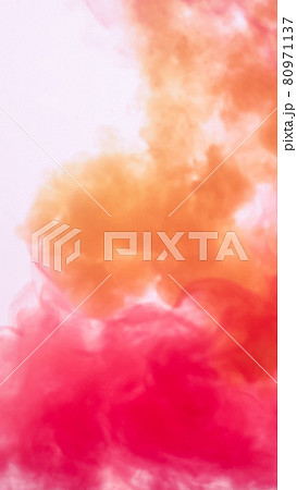 Multi Color Fire Flame Abstract . A mystic colorful smoke. Vertical mobile format for smartpone stories. 80971137