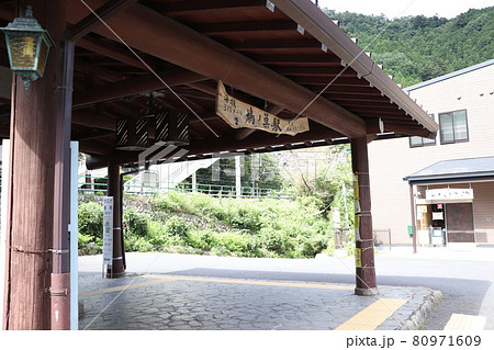 海抜310メートルの鳩ノ巣駅 海抜310メートルの鳩ノ巣駅 80971609