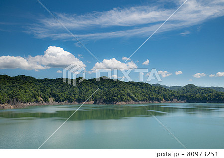 夏のシューパロ湖 夏のシューパロ湖 80973251