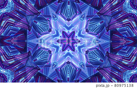 Colorful Kaleidoscope Seamless Pattern のイラスト素材