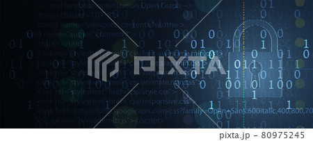 internet digital security technology concept for business background. Lock on circuit board internet digital security technology concept for business background. Lock on circuit board 80975245
