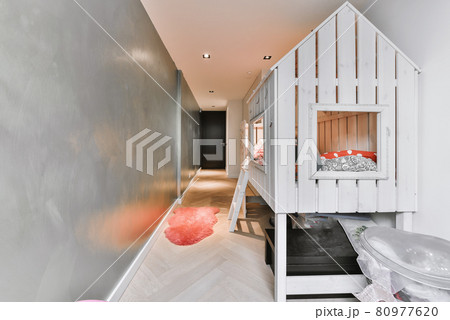 Bright interior design of a luxury house Bright interior design of a luxury house 80977620