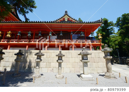 石清水八幡宮 回廊 京都府八幡市 石清水八幡宮 回廊 京都府八幡市 80979399
