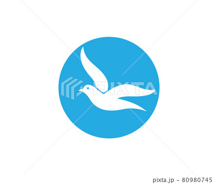 Dove vector icon illustration design Dove vector icon illustration design 80980745