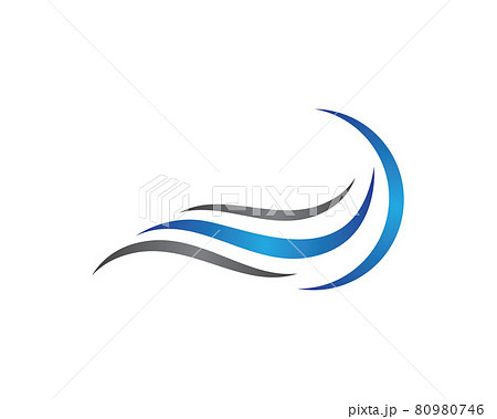 Wave symbol vector illustration design Wave symbol vector illustration design 80980746
