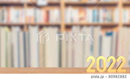 gold number 2022 on wood table for new year concept 3d rendering gold number 2022 on wood table for new year concept 3d rendering 80982882