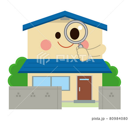 住宅　虫眼鏡 80984080