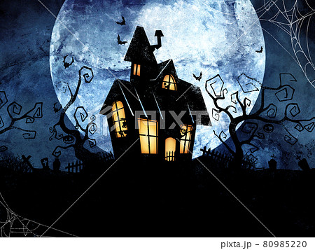 ハロウィンの背景 80985220