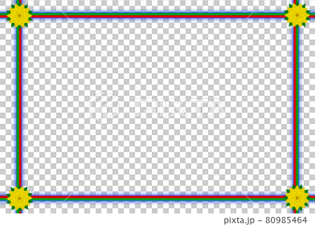 Christmas Frame Frame-Ribbon Blue Edge Blur-5 Leaf Yellow Flower (Postcard Ratio) Greeting Christmas Frame Frame-Ribbon Blue Edge Blur-5 Leaf Yellow Flower (Postcard Ratio) Greeting 80985464