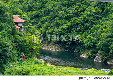 渓谷沿いに佇む大川荘　芦ノ牧温泉　絶景露天風呂 80985938