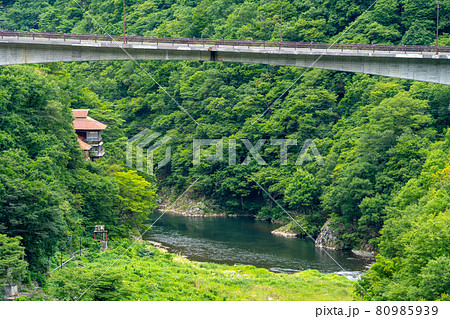 渓谷沿いに佇む大川荘　芦ノ牧温泉　絶景露天風呂 80985939