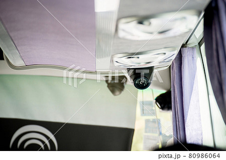 Security CCTV camera or surveillance system in car,Close-up of view camera Security CCTV camera or surveillance system in car,Close-up of view camera 80986064
