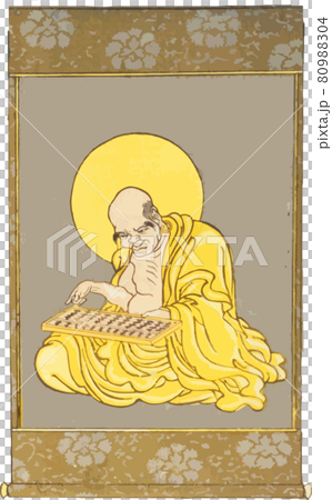 Buddhist hanging scroll Buddhist hanging scroll 80988304
